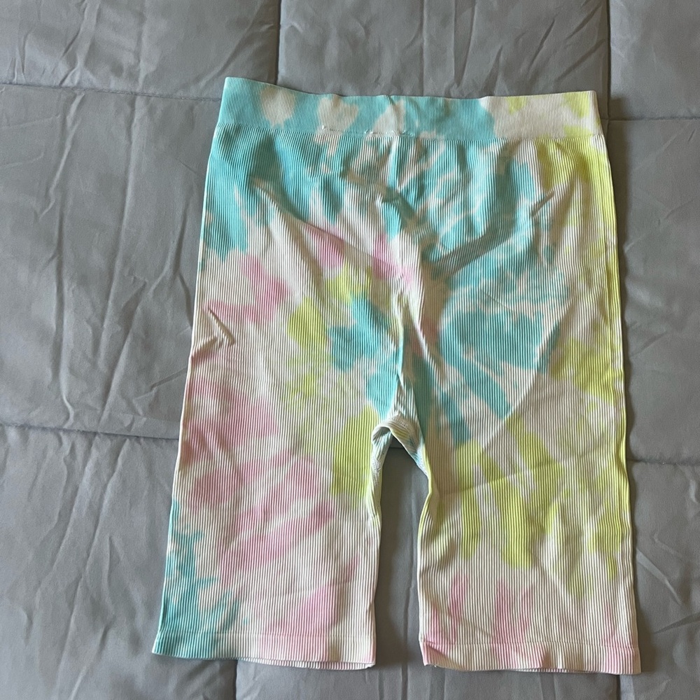 Tide dye bicker shorts